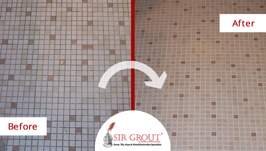 Fairfield Customer Avoids Costly Retiling Project with Grout Recoloring from Sir Grout