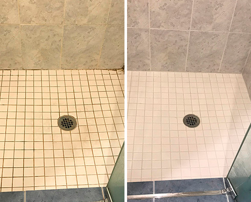 Shower Restored by Our Tile and Grout Cleaners in Stamford, CT