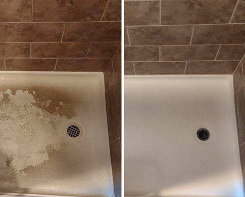 Shower Restored by Our Tile and Grout Cleaners in Easton, CT