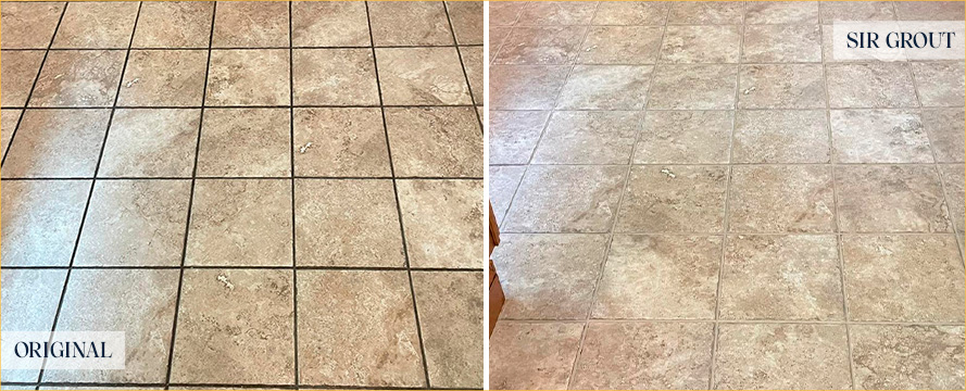 Floor Restored by Our Expert Tile and Grout Cleaners in Weston, CT