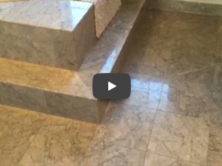 This Marble Bathroom in Greenwich, CT Needs a Stone Honing to Remove the Etch Marks