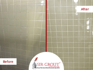 This Fairfield Bathroom Went from Moldy to Beautiful with a Professional Grout Cleaning and Caulking Service