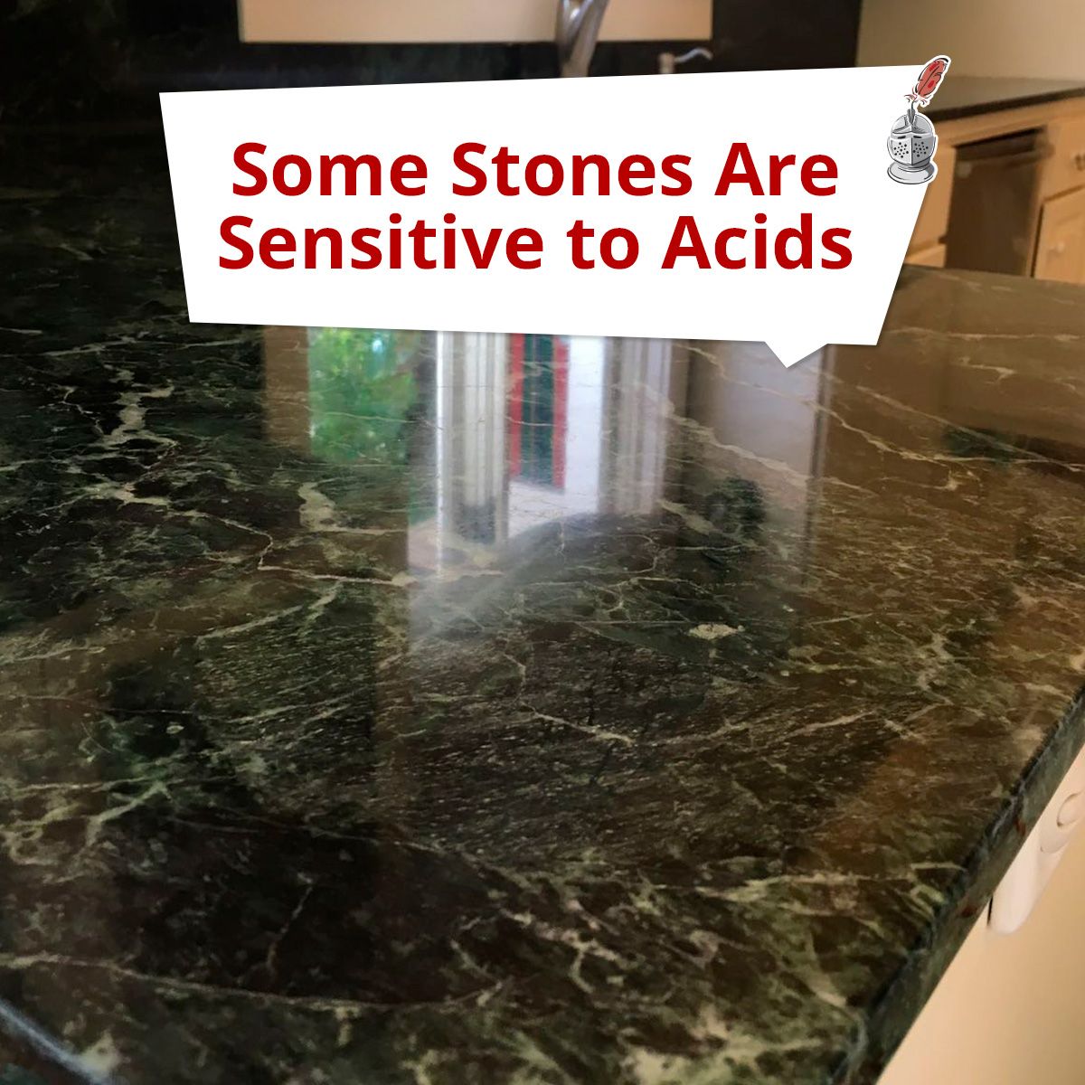 Some Stones Are Sensitive to Acids